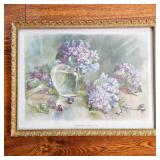 Botanical Hydrangeas Floral Flowers Print
