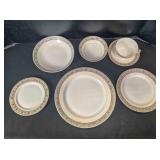 Felda Porcelain China; 7 piece setting