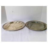 Vintage WMA Rogers & Leonard silver serving trays