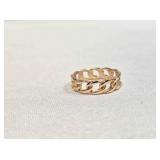 Ladies size 7½ ring; Chain