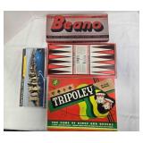 Checker Backgammon board, Tripoley game