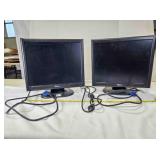 2 A open 17" k TFT-LCD monitors