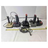 5 joystick controllers for Atari 2600 video game