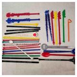 Vintage Swizzle Cocktail Sticks-McDonalds McSpoon