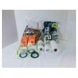 Bundle of Leather craft laces, 2 strap swivels