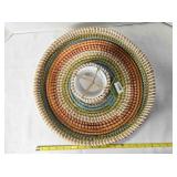 Natural Seagrass Chip & Dip tray & bowl