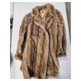 Ladies Faux Fur Coat, size 14