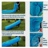 Pouch Couch-go anywhere lounger, fill w/Air-Wind