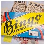 1937 Bingo Boxed Game Set--23 Cards, wood game