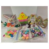 Easter! Wall hangings; colored eggs
