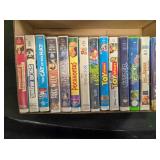 14 VHS tapes; Pocahontas 1 & 2, Toy Story 1 & 2
