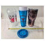 30 oz Stainless Steel tumbler w/ Buck photo & lid