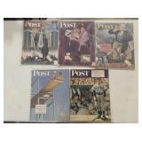 The Saturday Evening Post, 5 issues