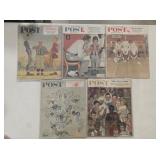 The Saturday Evening Post, 5 issues