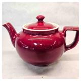 Tea Pot-Maroon, looks as though never used