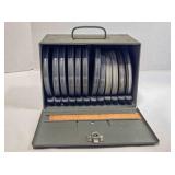 8 mm metal film box, Brumberger