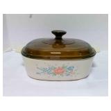 Vintage Corning Ware Casserole Dish, 2 liter