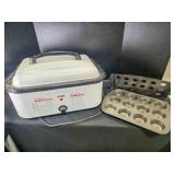 Welbilt 18 qt Roaster Oven; Muffin baking pan