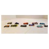 11 HotWheel Race Cars: Made In; Malaysia, China