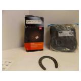 Mixed Lot; Horseshoe, AC Cover, Leg Compression