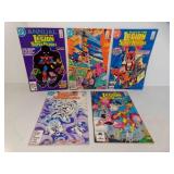 1984 - 1986 - 1987  5 DC Comics The Legion of