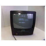 13" Emerson CRT Television w/Built in VHS Player