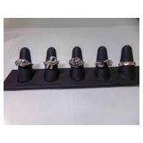 Vintage Avon Sliver-tone Bow Ring & Vintage Avon