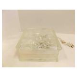 Architectural Glass Box With Lights Inside