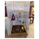 DIRTY Bird Case on Metal Stand - Wooden Obstacle