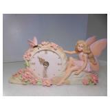 Resin Whimsical Fairy, Butterfly, Flowers Mantle