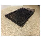 Retriever Black Metal Collapsible Dog Crate