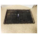 Precision Black Metal Collapsible Dog Crate