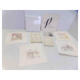 4 Water Color Sketches by Soeur Sourire, 8X8