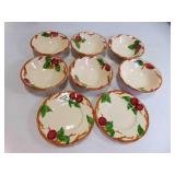 Franciscan Apple Hand Painted 2 Bread Plates &
