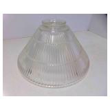 Vintage Ribbed Glass Lamp Shade