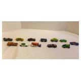 7 HotWheel Race Cars: Made In; Malaysia, China,