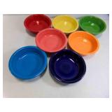 7 Colorful Fiesta Homer Laughlin Cereal Bowls