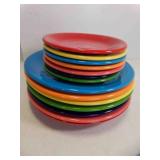 7 Colorful Fiesta Homer Laughlin Dinner Plates