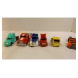 6 Toy Semi-Trucks; 5 Maisto Brand, Made In China