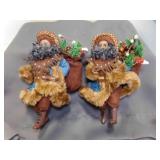 2 Western Cowboy Santa Claus - China