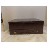 Solid Walnut Handcrafted Silverware Storage Box