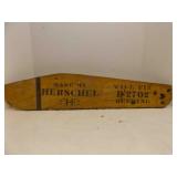 Vintage Wooden Agricultural Machine Part