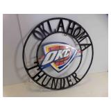 18" Metal OKC Thunder Logo Wall Sign Décor