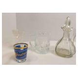 4 Assortment Drinking Glass Dishes