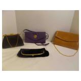 4 Purses. Clutch, 1950