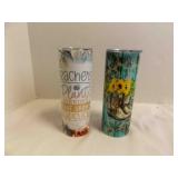 2 20 Oz Stainless Steal Travel Cups