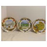 3 Seasonal Décor Plates, 