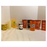 10 Plastic Drinking Cups; 5 OSU Themed Cups,