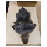 Antique Style Cast Iron Lion Head Wall Fountain