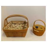 2 Longaberger Baskets; 1 Longaberger 1994